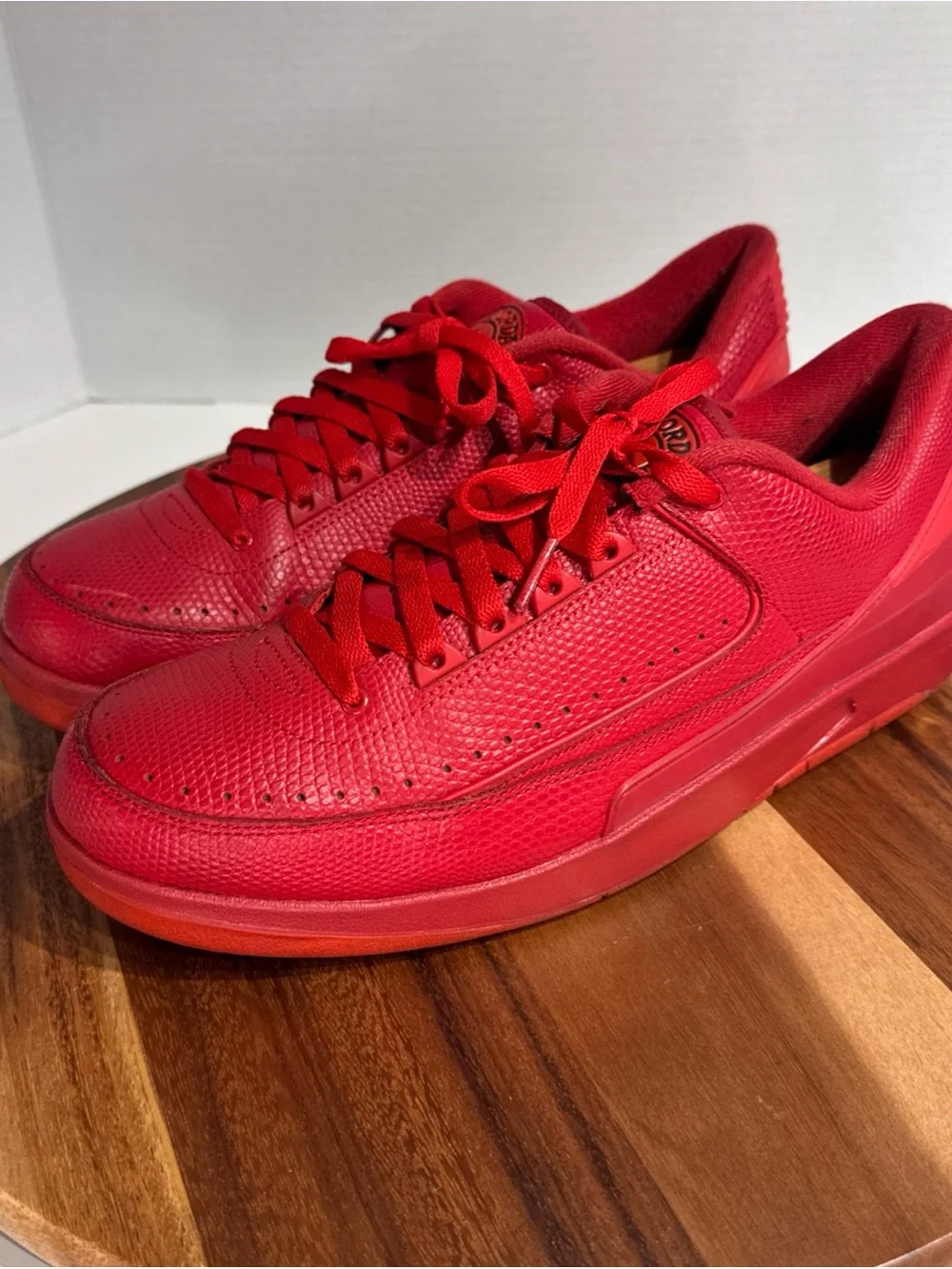 Nike Air Jordan 2 Retro Low Gym University 2016 Triple Red Men’s Size 11.5